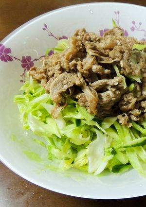 調理師さんの牛肉のホットサラダ-レシピのメイン写真