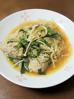 調理師さんの肉団子と春雨のスープ-レシピのメイン写真