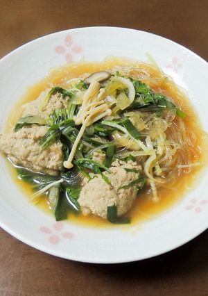 調理師さんの肉団子と春雨のスープ-レシピのメイン写真