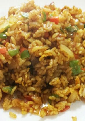 野菜ゴロゴロ カレー炒飯♪(＋ドリア)-レシピのメイン写真