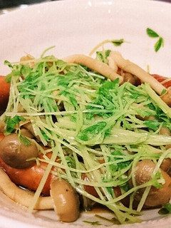 ウインナー豆苗蒸し(レンジで)-レシピのメイン写真