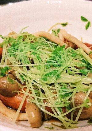 ウインナー豆苗蒸し(レンジで)-レシピのメイン写真