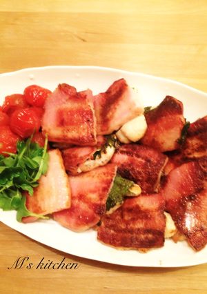 手軽に美味しい♪鶏胸肉のサルティンボッカ-レシピのメイン写真