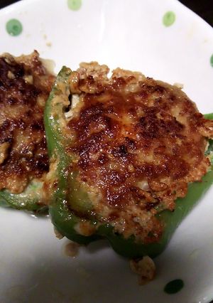 チーズがとろ～り♥ピーマンの肉詰め-レシピのメイン写真