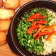 簡単美味♪シラスとあさつきのアヒージョ