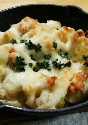 じゃが芋、蓮根の明太チーズ焼き-レシピのメイン写真