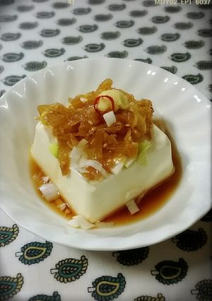 簡単おつまみ♪中華くらげ冷奴-レシピのメイン写真