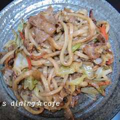 รูปของ 明太子の焼きうどん♪