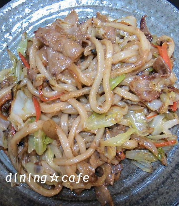 明太子の焼きうどん♪-レシピのメイン写真