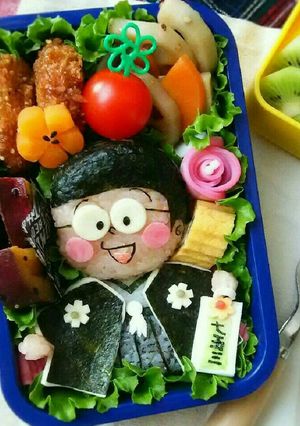 キャラ弁 のび太の七五三-レシピのメイン写真