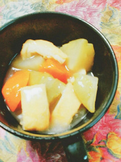ハヤト瓜と油揚げの治部煮-レシピのメイン写真