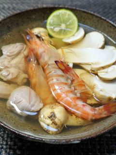 マツタケの丼蒸し-レシピのメイン写真