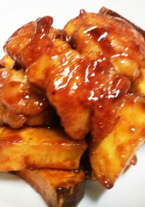 ★鶏ももと薩摩芋の韓国風★ダッカルビ★-レシピのメイン写真