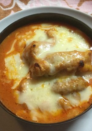 チキンのトマト煮込みグリル-レシピのメイン写真