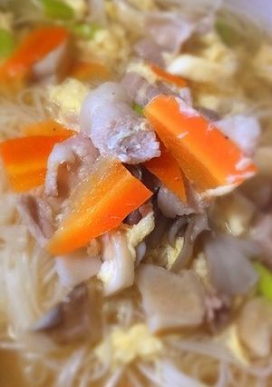 そうめん消化週間☆中華風の温麺-レシピのメイン写真