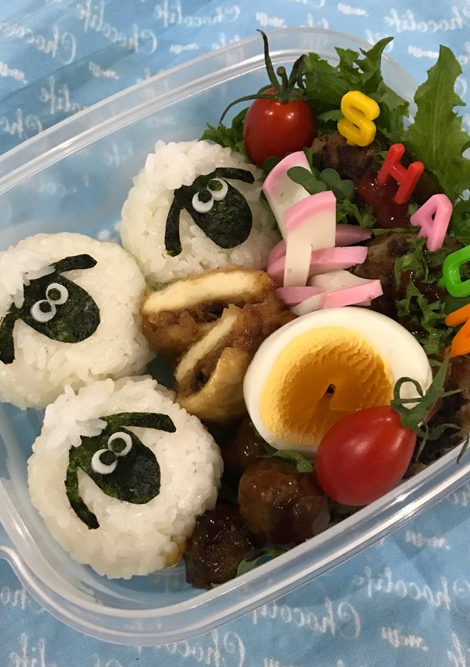 キャラ弁☆羊のショーン by ムージカムージカ 【クックパッド】 簡単おいしいみんなのレシピが392万品