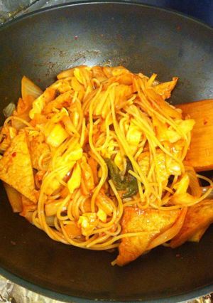 トッポギ風パスタ 新しい味のランチ-レシピのメイン写真