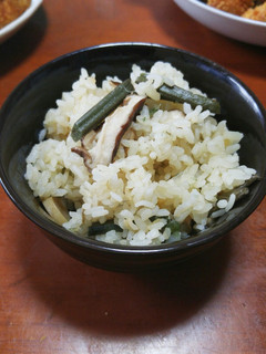 ☆しいたけと山菜のごはん☆-レシピのメイン写真