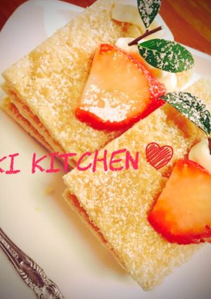 ♡本格！ケーキ屋さんの苺ミルフィーユ♡-レシピのメイン写真
