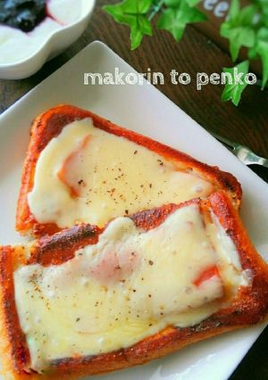 卵無し＊ベーコンチーズのフレンチトースト-レシピのメイン写真