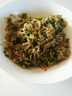 栄養満点☆カブの葉とじゃこの佃煮-レシピのメイン写真