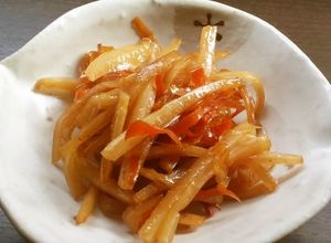 大根の皮と人参の皮のきんぴら-レシピのメイン写真
