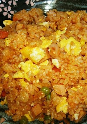 魚肉ソーセージでオムライス風ごはん☆-レシピのメイン写真
