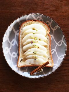 *洋梨のトースト*-レシピのメイン写真