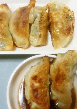 手作り本格な海鮮ニラ餃子-レシピのメイン写真