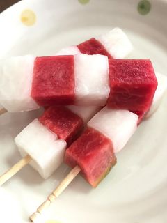 コロコロ甘酢紅芯大根サラダ-レシピのメイン写真