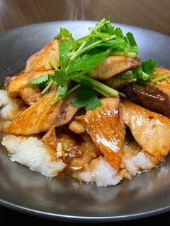 ぶりの照り焼き みぞれに乗せて♪-レシピのメイン写真