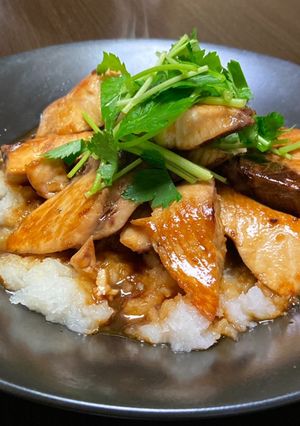 ぶりの照り焼き みぞれに乗せて♪-レシピのメイン写真