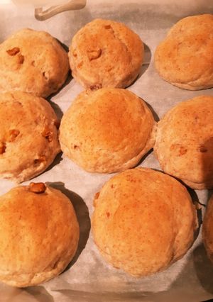 ふすま粉と強力粉で作る糖質オフパンです-レシピのメイン写真