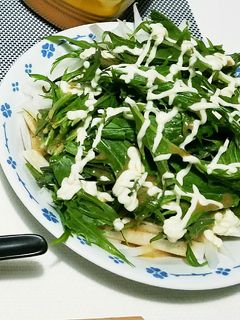 簡単(´∂υ∂`)大根と水菜のサラダ-レシピのメイン写真