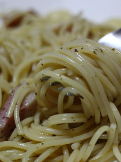 ゆかりとベーコンのスパゲッティ-レシピのメイン写真