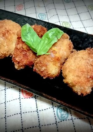 肉巻きかぼちゃマッシュフライ。-レシピのメイン写真