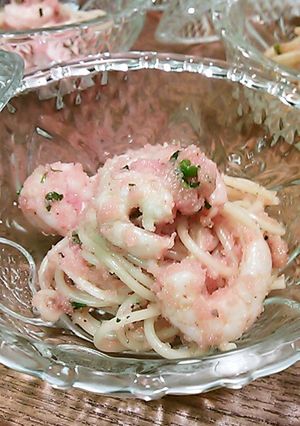 冷・明太子エビパスタサラダ-レシピのメイン写真