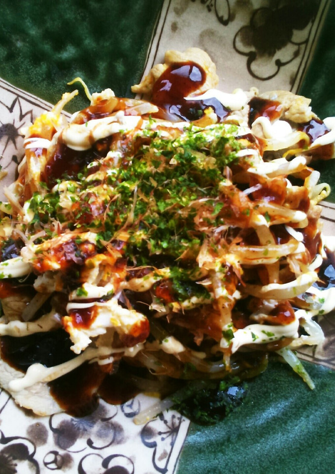 豚平焼き風 豚もやし炒め-レシピのメイン写真