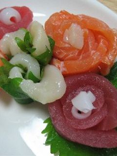 ❤お刺身の花❤-レシピのメイン写真