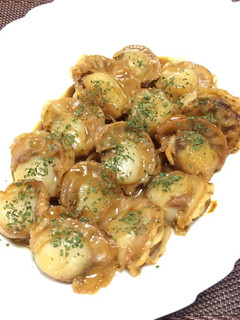 ベビーホタテのバター醤油味!(^^)!-レシピのメイン写真