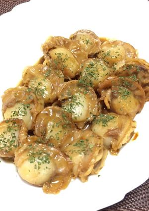 ベビーホタテのバター醤油味!(^^)!-レシピのメイン写真