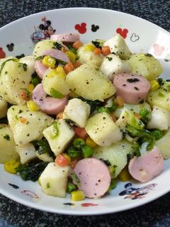 魚肉ソーセージとじゃがいものサラダ-レシピのメイン写真