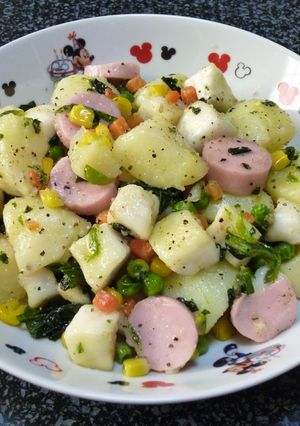 魚肉ソーセージとじゃがいものサラダ-レシピのメイン写真