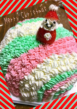 ⁂クリスマス ドームケーキ⁂-レシピのメイン写真