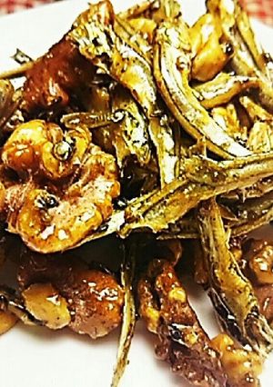 美味しい！くるみといりこ煮♪-レシピのメイン写真