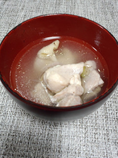 鶏もも肉のしょうがスープ-レシピのメイン写真
