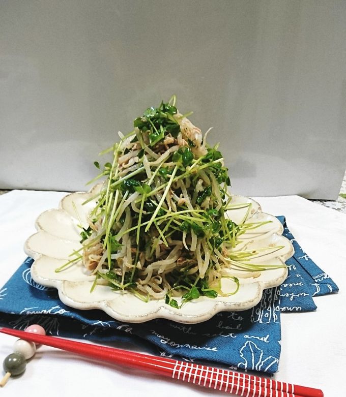 お財布の救世主♡無限もやし・豆苗サラダ by とまとママ