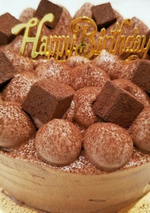15㎝型❤チョコデコレーションケーキ♪-レシピのメイン写真