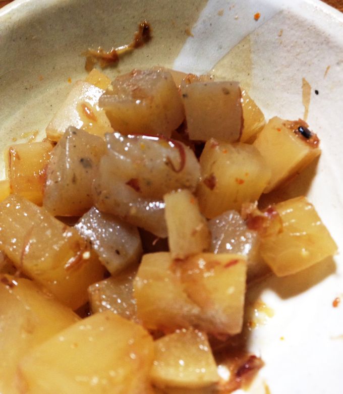 ピリ辛コンニャク大根 by マグ♪ 【クックパッド】 簡単おいしい