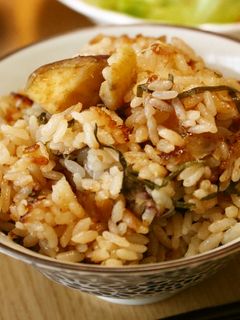 さつまいもと塩昆布の炊き込みご飯-レシピのメイン写真